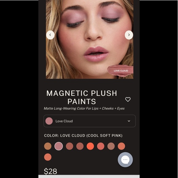 Nudestix magnetic plush paints in love clouds - Picture 3 of 3